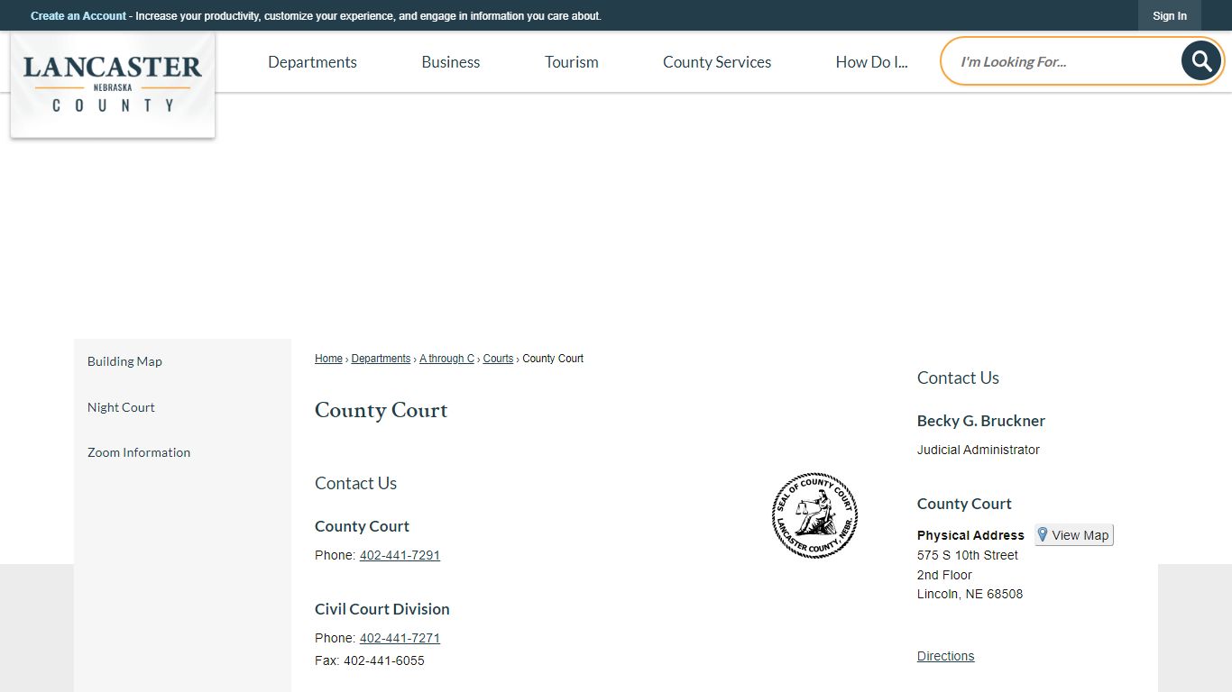 County Court | Lancaster County, NE